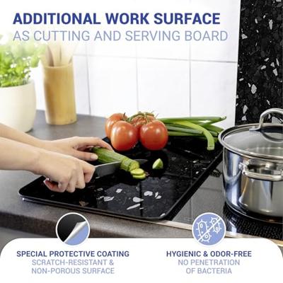 Wenko 2 fornuisafdekplaten (Terrazzo) Wenko 2 fornuisafdekplaten (Terrazzo)