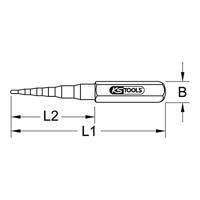 KS Tools 1302031 Getrapte sleutel - thumbnail