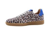 DWRS Poona Leopard B11456-01-8320 Beige / Blauw-38 maat 38 - thumbnail