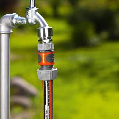 Gardena Slangstuk 19mm: Tuinslangkoppeling met Power Grip, Vorstbestendig - 5 Jaar Garantie