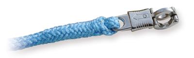 S2G leidkoord met paniekhaak 200 cm nylon lichtblauw