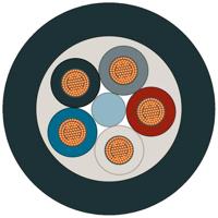 Siemens 6XV18012C Stroom Netkabel - thumbnail