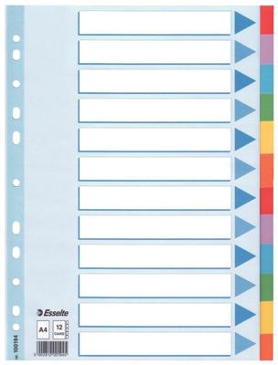 Esselte tabbladen 12 tabs