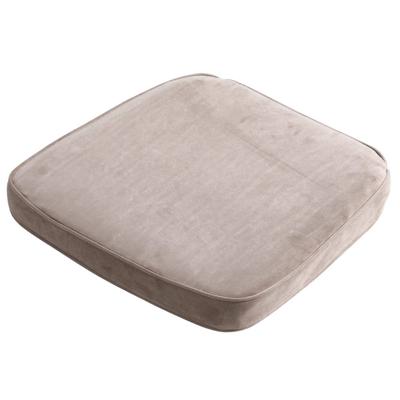 Madison zitkussen Velvet 48 x 46 x 5 cm cm katoen taupe