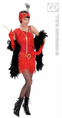 Flapper jurk rood 20&apos;s