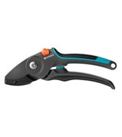 GARDENA snoeischaar premiumcut pro voor droog hout met aambeeldsnede (grijs/turquoise, 24 mm snoeidiameter) - thumbnail