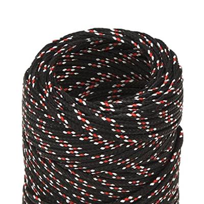 VidaXL Boot touw 2 mm 50 m polypropyleen zwart VidaXL Boot touw 2 mm 50 m polypropyleen zwart