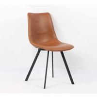Stoel Olaf Cognac - Set van 2 - thumbnail