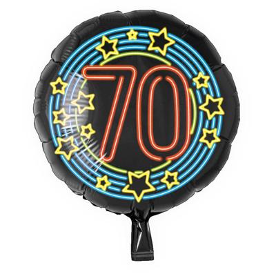 Neon folie ballon 70
