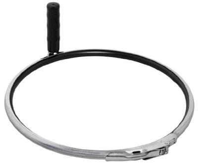 Afvalzakhouder-ring voor kantonnier, diameter 40 cm, verzinkt