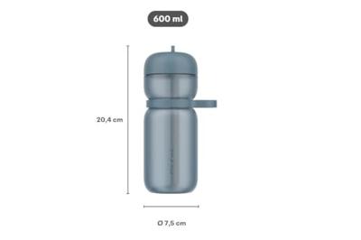 Mepal Sportfles flip - ceramic white - 600ml Mepal Sportfles flip - ceramic white - 600ml