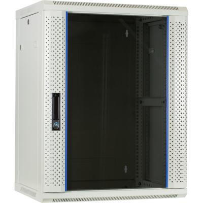 DSI 15U witte wandkast met glazen deur - DS6415W server rack