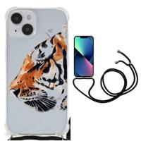 Back Cover iPhone 14 Watercolor Tiger - thumbnail