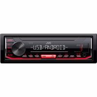JVC KD-X162 1DIN Mechless Autoradio met Bluetooth ingebouwd. Geschikt voor iPod/iPhone - thumbnail