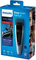 Philips HC3530/15 Hairclipper Series 3000 Tondeuse Zwart/Blauw - thumbnail