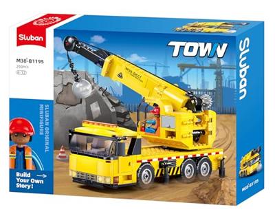 Sluban Town bouwstenen set - Wielkraan (M38-B1195)