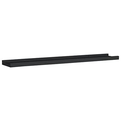 VidaXL Fotoplanken 2 st 80x9x3 cm mdf zwart