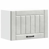 Keukenwandkast Lucca bewerkt hout betongrijs - thumbnail