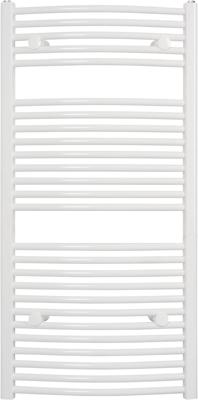 Ben Samos handdoekradiator licht gebogen 758W 60x121,5cm wit