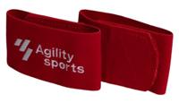 Agility Sports sokophouders rubber/spandex/nylon rood/wit - thumbnail