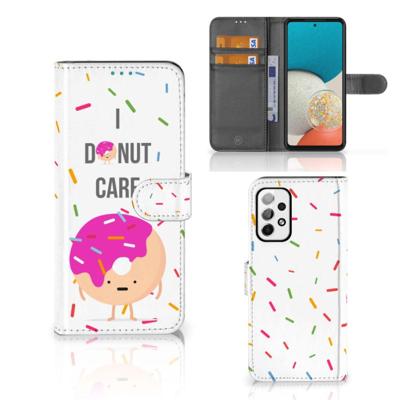 Samsung Galaxy A73 5G | Book Cover | Donut Roze