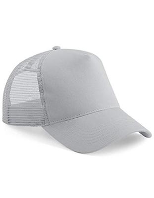 Beechfield CB640 Snapback Trucker - Light Grey/Light Grey - One Size Beechfield CB640 Snapback Trucker - Light Grey/Light Grey - One Size