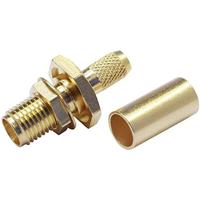 Telegärtner 100027647 100027647 SMA-connector Bus, recht 50 Ω 1 stuk(s) - thumbnail