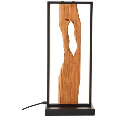 Brilliant Led tafellampChaumont met hout - G94541/76