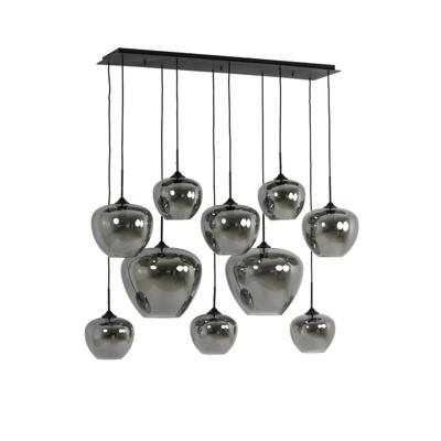 Hanglamp Meya 10-lichts smoke