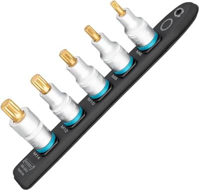 Hazet 990-SR/5 Veeltand (XZN) Houderstrip 5-delig Vierkant, 1/2 (12.5 mm)