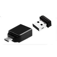 Verbatim Nano Store N GO USB-stick smartphone/tablet Zwart 32 GB USB-A 2.0, Micro-USB 2.0 - thumbnail