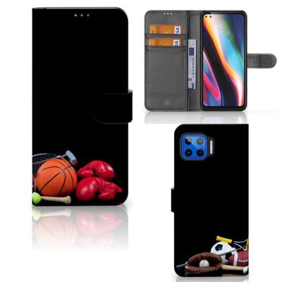 Motorola Moto G 5G Plus | Wallet Case | met Pasjes | Sports Motorola Moto G 5G Plus | Wallet Case | met Pasjes | Sports