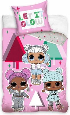 L.O.L Surprise Dekbedovertrek Let it glow 140x200 cm L.O.L Surprise Dekbedovertrek Let it glow 140x200 cm