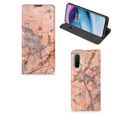 OnePlus Nord CE 5G | Standcase | Marmer Oranje