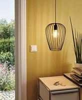 Eglo Hanglamp e27 zwart &apos;newtown&apos; - thumbnail