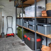 Sunware Q-line box 15 liter metaal/zwart - thumbnail