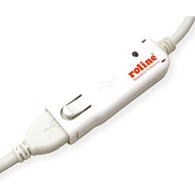ROLINE USB 2.0 actieve repeater kabel (alleen voor 12.04.1085), 12 m