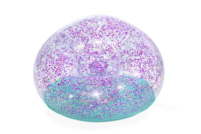 Bestway Opblaasbare Glitter Gigantische Fauteuil 114x112x66 cm +6 Jaar Binnen en Tuin 75115