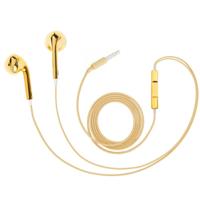 Stereo Plating EarPods hoofdtelefoon met volumeregeling en Mic voor iPad iPhone Galaxy Huawei Xiaomi LG HTC en andere slimme Phones(Yellow) - thumbnail