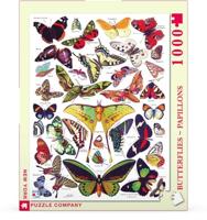New York Puzzle Company Butterflies~Papillons - 1000 stukjes - thumbnail