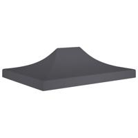 VidaXL Partytentdak 270 g/m² 4,5x3 m antracietkleurig - thumbnail