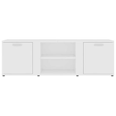 Tv-meubel 120x34x37 cm bewerkt hout wit