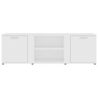 Tv-meubel 120x34x37 cm spaanplaat wit - thumbnail