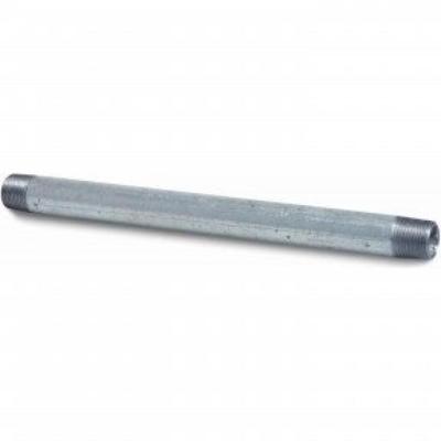Pijpnippel - Fig.23 - Staal verzinkt - buiten/buiten - 2" - 100mm