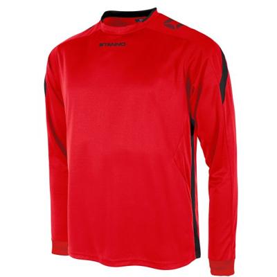 Stanno 411003 Drive Match Shirt LS - Red-Black - M