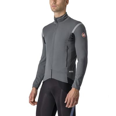 Castelli Perfetto RoS 2 lange mouw fietsjack donkergrijs heren M - thumbnail