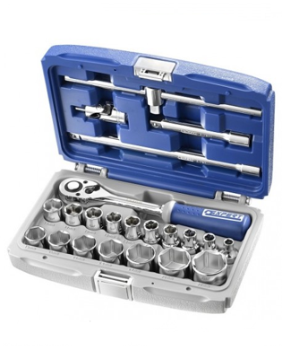 Expert by Facom doppenset met hulpstukken 1/4" | 42-delig | in koffer | E030702 - E030702