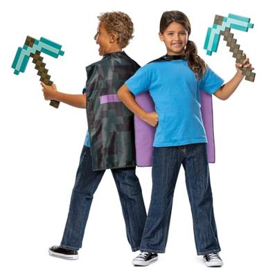 Minecraft - Diamond Pickaxe & Cape Set
