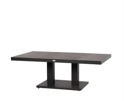 Trestino verstelbare lounge tuintafel codell pop-up 140x85x72cm zwart