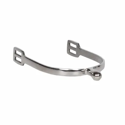 Mondoni Knopspoor H zilver maat:15